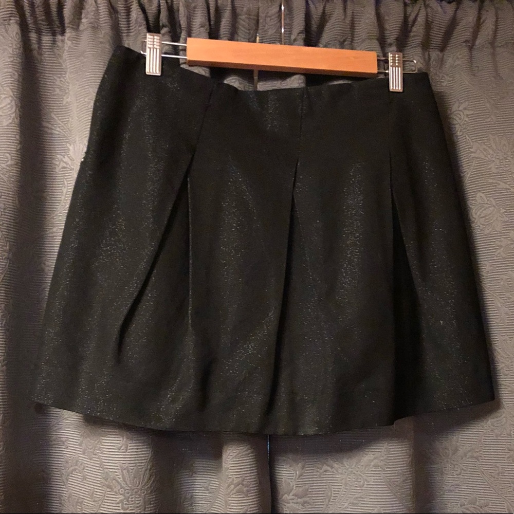 Women’s Sparkley Black \ Dark Navy Mini Skirt